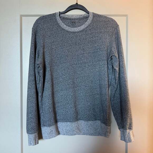 Uniqlo Other - Uniqlo Men's Gray Marled Crewneck Fleece Pullover Sweatshirt